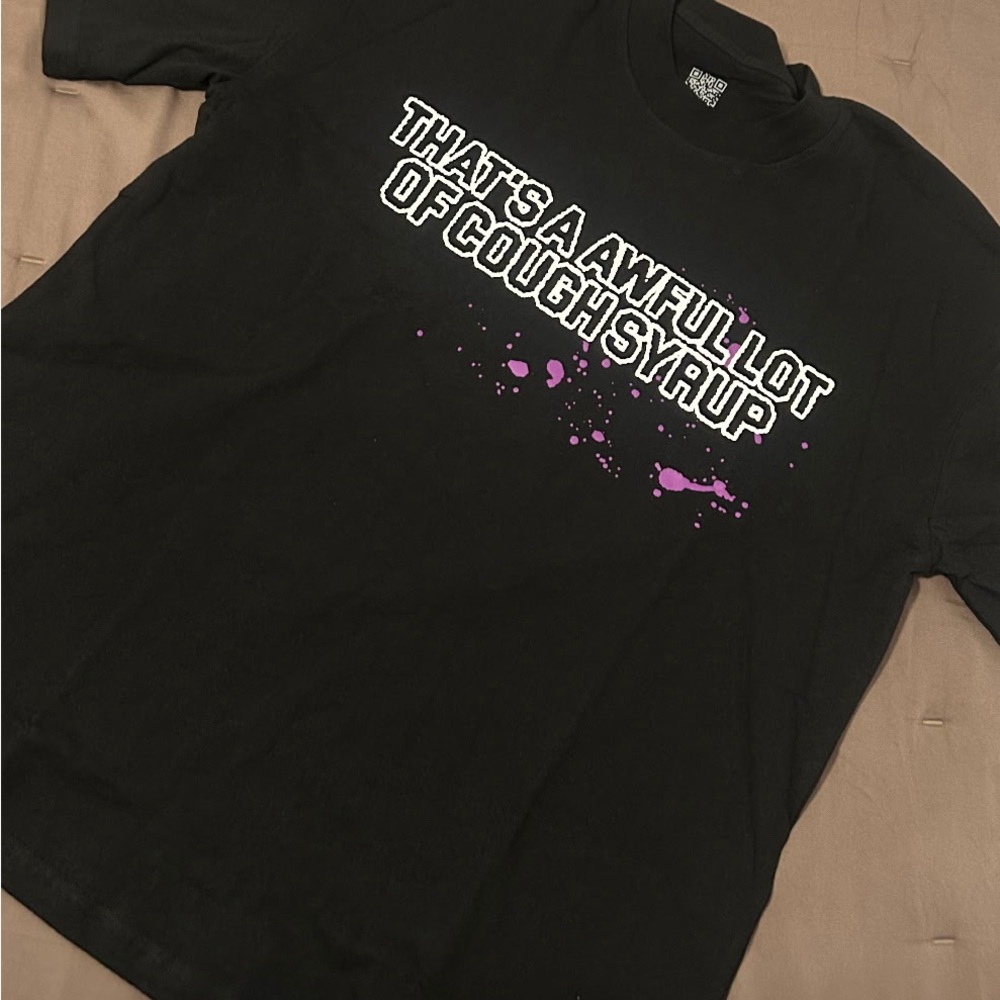 That’s a awful lot of cough syrup lean shirt